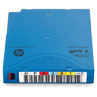 Paquete de 20 cartuchos de datos regrabables RFID HP LTO-5 Ultrium de 3 TB con etiquetado personalizado (C7975AF)